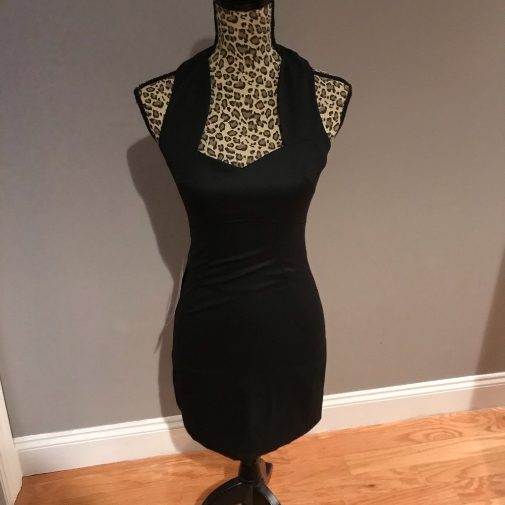 Bebe Lydia Halter Dress